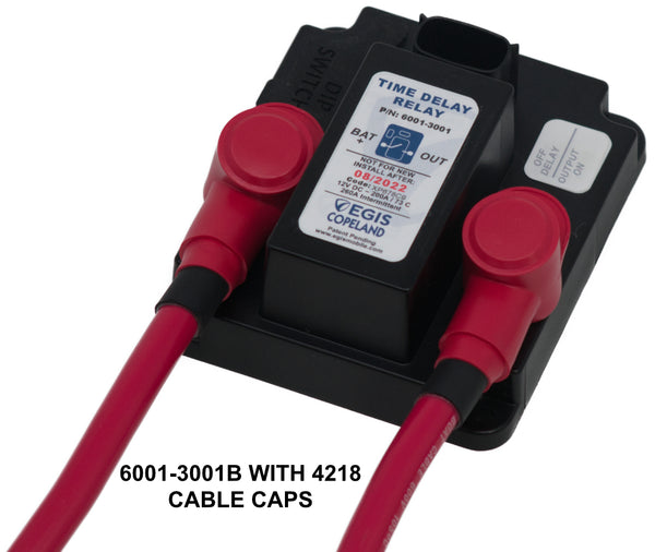 4214 - Insulator - Stud Cable Cap 0.55 in Dia, for RT Fuse blocks